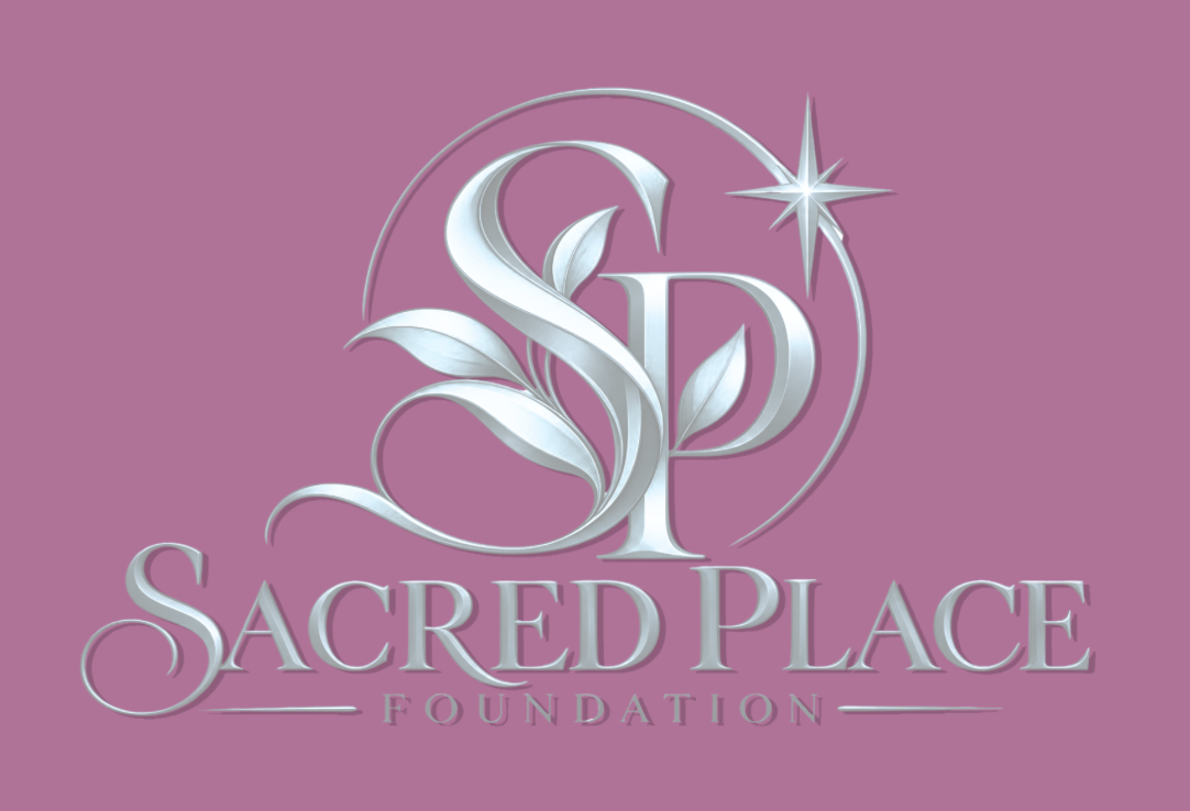 Original silver Sacred Place Foundation logo